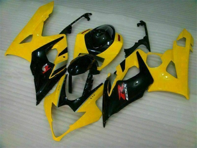 Suzuki GSXR 1000 K5 05-06 Motorrad Verkleidungen - Gelb Schwarz Kaufen Suzuki GSXR 1000 K5 05-06 Motorrad Verkleidungen - Gelb Schwarz Kaufen