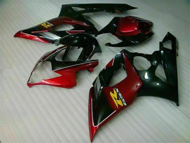 Suzuki GSXR 1000 K5 05-06 Motorrad Verkleidungen & Plastik - Rot Schwarz Kaufen Suzuki GSXR 1000 K5 05-06 Motorrad Verkleidungen & Plastik - Rot Schwarz Kaufen