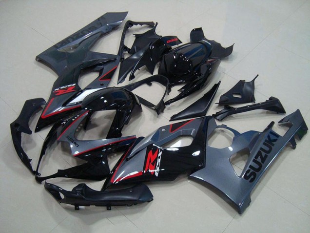 Suzuki GSXR 1000 K5 05-06 Motorrad Verkleidungen - Schwarz Rote Aufkleber Kaufen Suzuki GSXR 1000 K5 05-06 Motorrad Verkleidungen - Schwarz Rote Aufkleber Kaufen