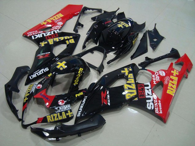 Suzuki GSXR 1000 K5 05-06 Motorrad Verkleidungen - Schwarz Rot Rizla Kaufen Suzuki GSXR 1000 K5 05-06 Motorrad Verkleidungen - Schwarz Rot Rizla Kaufen