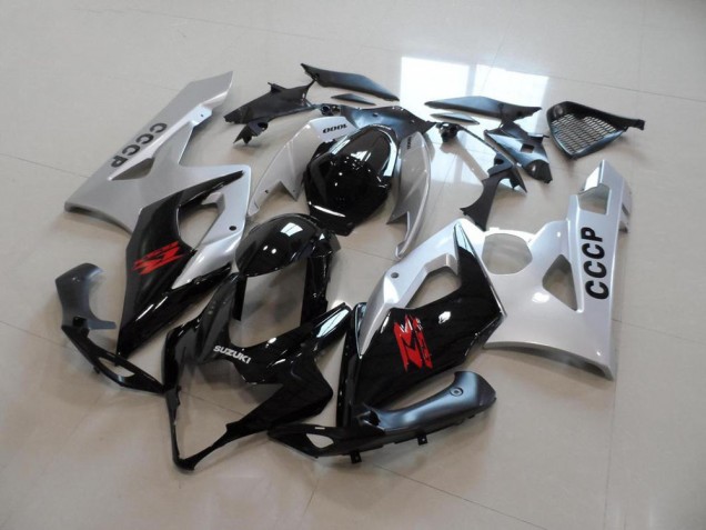 Suzuki GSXR 1000 K5 05-06 Motorrad Verkleidungen - Silber Schwarz Kaufen Suzuki GSXR 1000 K5 05-06 Motorrad Verkleidungen - Silber Schwarz Kaufen