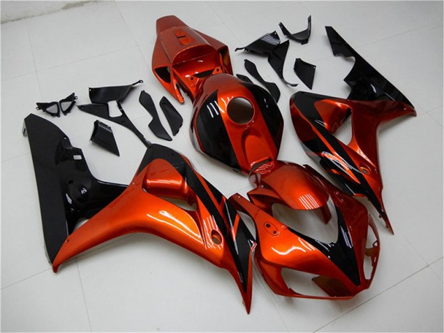 Honda CBR 1000 RR 06-07 Motorrad Verkleidungen - Orange Schwarz Kaufen Honda CBR 1000 RR 06-07 Motorrad Verkleidungen - Orange Schwarz Kaufen