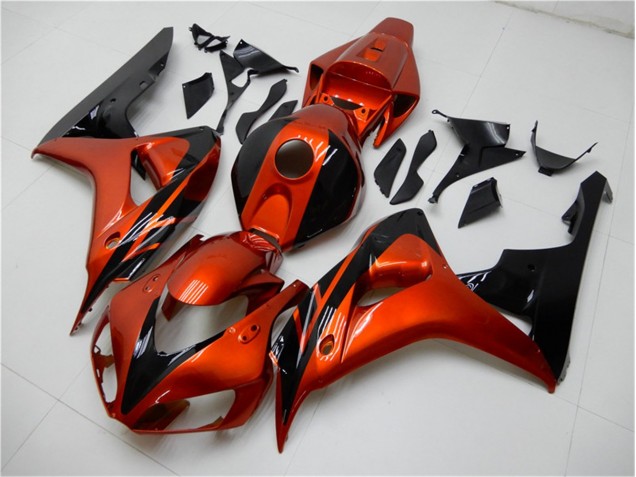 Honda CBR 1000 RR 06-07 Motorrad Verkleidungen - Orange Schwarz Kaufen Honda CBR 1000 RR 06-07 Motorrad Verkleidungen - Orange Schwarz Kaufen