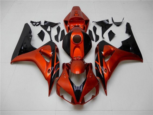 Honda CBR 1000 RR 06-07 Motorrad Verkleidungen - Orange Schwarz Kaufen Honda CBR 1000 RR 06-07 Motorrad Verkleidungen - Orange Schwarz Kaufen