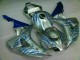 Honda CBR 1000 RR 06-07 Motorrad Verkleidungen - Blau Flamme Silber Kaufen