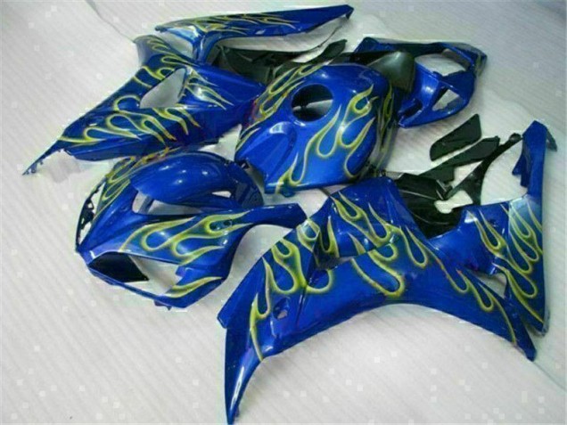 Honda CBR 1000 RR 06-07 Motorrad Verkleidungen - Gelb Flamme Blau Kaufen Honda CBR 1000 RR 06-07 Motorrad Verkleidungen - Gelb Flamme Blau Kaufen