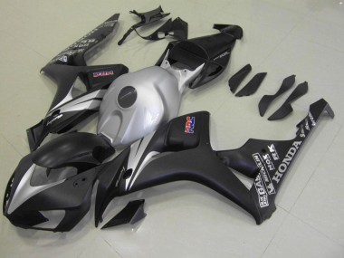 Honda CBR 1000 RR 06-07 Motorrad Verkleidungen - Matt Schwarz Silber Kaufen