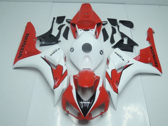 Honda CBR 1000 RR 06-07 Motorrad Verkleidungen - Orange Rot und Weiß Kaufen Honda CBR 1000 RR 06-07 Motorrad Verkleidungen - Orange Rot und Weiß Kaufen