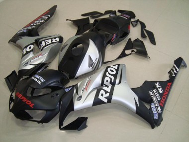 Honda CBR 1000 RR 06-07 Motorrad Verkleidungen - Matt Schwarz Silber Repsol Kaufen