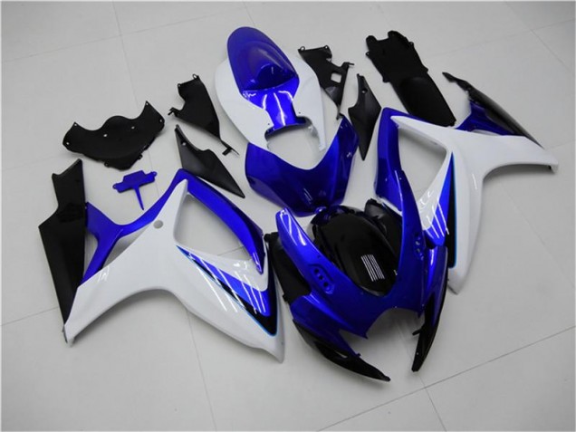 Suzuki GSXR 600 / 750 K6 06-07 Motorrad Verkleidungen Komplett Sets - Blau Weiß Kaufen Suzuki GSXR 600 / 750 K6 06-07 Motorrad Verkleidungen Komplett Sets - Blau Weiß Kaufen