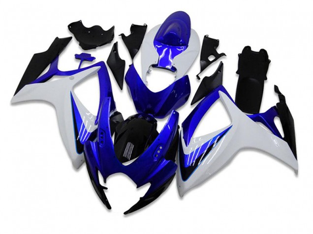 Suzuki GSXR 600 / 750 K6 06-07 Motorrad Verkleidungen Komplett Sets - Blau Weiß Kaufen Suzuki GSXR 600 / 750 K6 06-07 Motorrad Verkleidungen Komplett Sets - Blau Weiß Kaufen