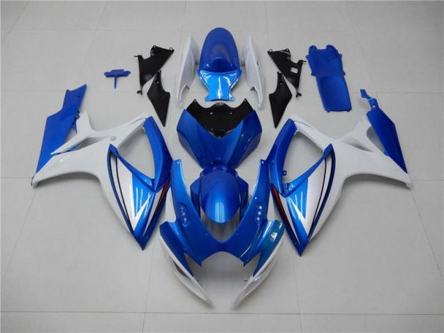 Suzuki GSXR 600 / 750 K6 06-07 Motorrad Verkleidungen - Blau Weiß Kaufen Suzuki GSXR 600 / 750 K6 06-07 Motorrad Verkleidungen - Blau Weiß Kaufen