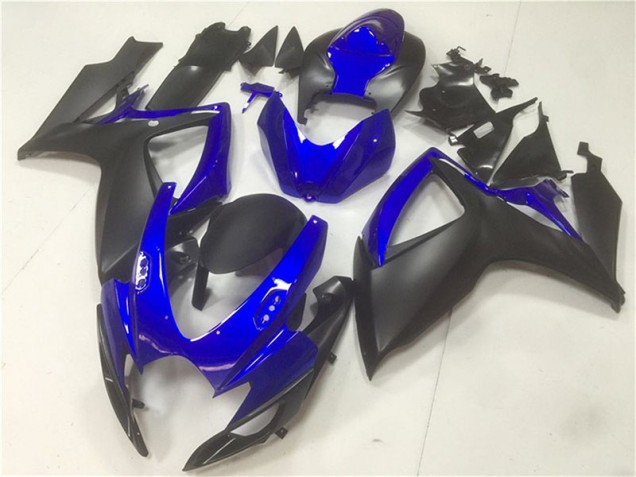 Suzuki GSXR 600 / 750 K6 06-07 Motorrad Verkleidungen - Schwarz Blau Kaufen Suzuki GSXR 600 / 750 K6 06-07 Motorrad Verkleidungen - Schwarz Blau Kaufen