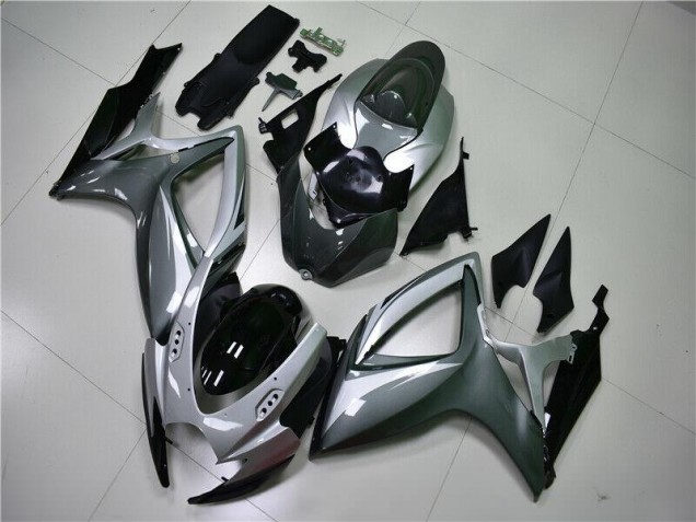 Suzuki GSXR 600 / 750 K6 06-07 Motorrad Verkleidung - Silber Grau Kaufen Suzuki GSXR 600 / 750 K6 06-07 Motorrad Verkleidung - Silber Grau Kaufen