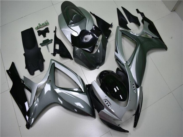 Suzuki GSXR 600 / 750 K6 06-07 Motorrad Verkleidung - Silber Grau Kaufen Suzuki GSXR 600 / 750 K6 06-07 Motorrad Verkleidung - Silber Grau Kaufen