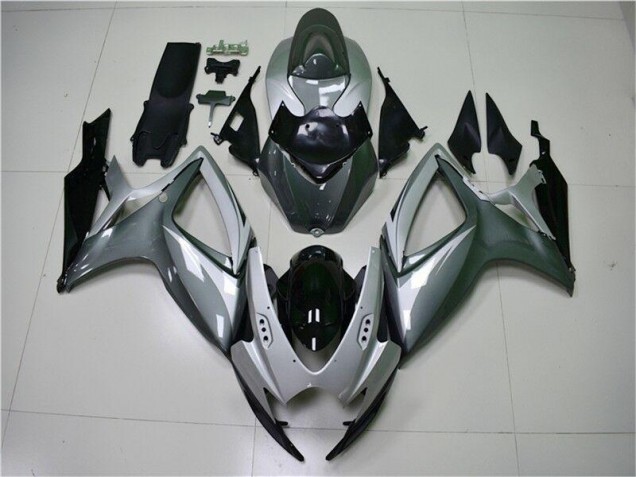 Suzuki GSXR 600 / 750 K6 06-07 Motorrad Verkleidung - Silber Grau Kaufen Suzuki GSXR 600 / 750 K6 06-07 Motorrad Verkleidung - Silber Grau Kaufen