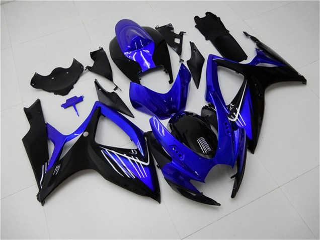 Suzuki GSXR 600 / 750 K6 06-07 Motorrad Verkleidungen & Plastik - Blau Schwarz Kaufen Suzuki GSXR 600 / 750 K6 06-07 Motorrad Verkleidungen & Plastik - Blau Schwarz Kaufen