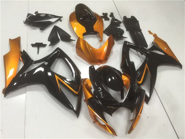 Suzuki GSXR 600 / 750 K6 06-07 Motorrad Verkleidung - Schwarz Orange Kaufen Suzuki GSXR 600 / 750 K6 06-07 Motorrad Verkleidung - Schwarz Orange Kaufen