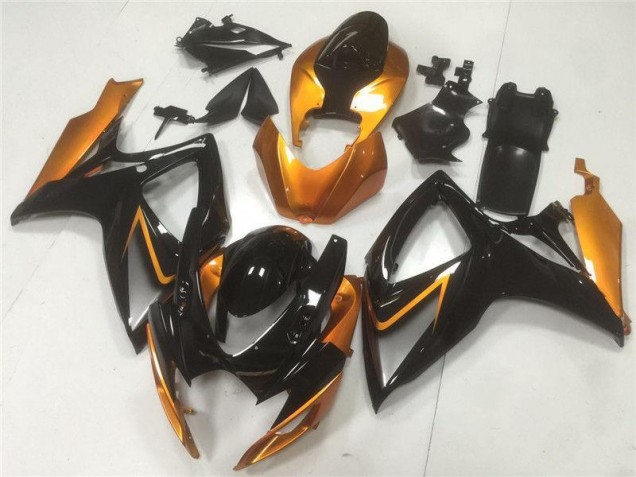 Suzuki GSXR 600 / 750 K6 06-07 Motorrad Verkleidung - Schwarz Orange Kaufen Suzuki GSXR 600 / 750 K6 06-07 Motorrad Verkleidung - Schwarz Orange Kaufen