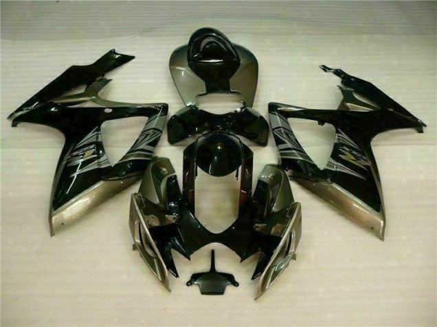 Suzuki GSXR 600 / 750 K6 06-07 Motorrad Verkleidung - Schwarz Grau Kaufen Suzuki GSXR 600 / 750 K6 06-07 Motorrad Verkleidung - Schwarz Grau Kaufen