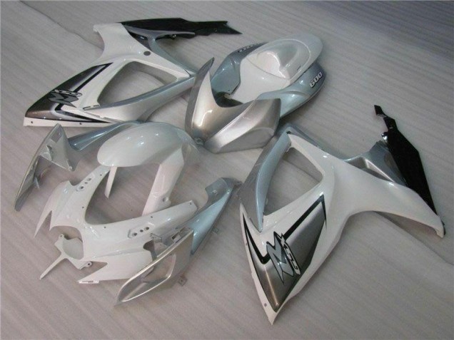 Suzuki GSXR 600 / 750 K6 06-07 Motorrad Verkleidung - Weiß Silber Kaufen Suzuki GSXR 600 / 750 K6 06-07 Motorrad Verkleidung - Weiß Silber Kaufen