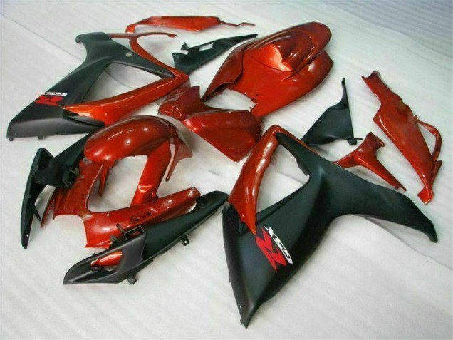 Suzuki GSXR 600 / 750 K6 06-07 Motorrad Verkleidung - Rot Schwarz Kaufen Suzuki GSXR 600 / 750 K6 06-07 Motorrad Verkleidung - Rot Schwarz Kaufen