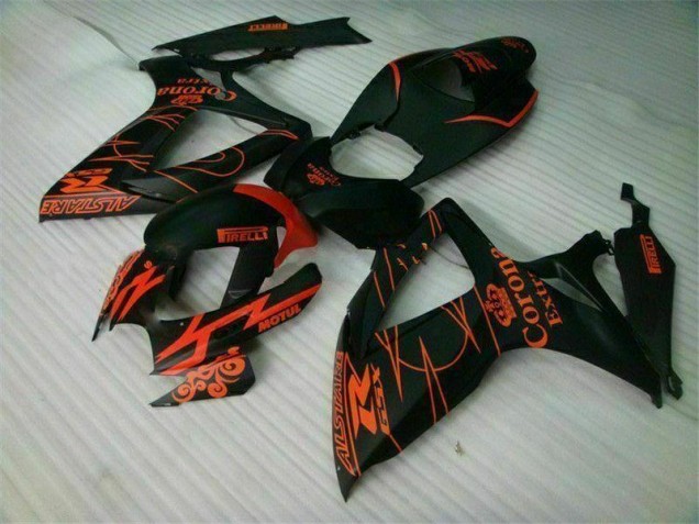 Suzuki GSXR 600 / 750 K6 06-07 Motorrad Verkleidungen Komplett Sets - Schwarz Kaufen Suzuki GSXR 600 / 750 K6 06-07 Motorrad Verkleidungen Komplett Sets - Schwarz Kaufen