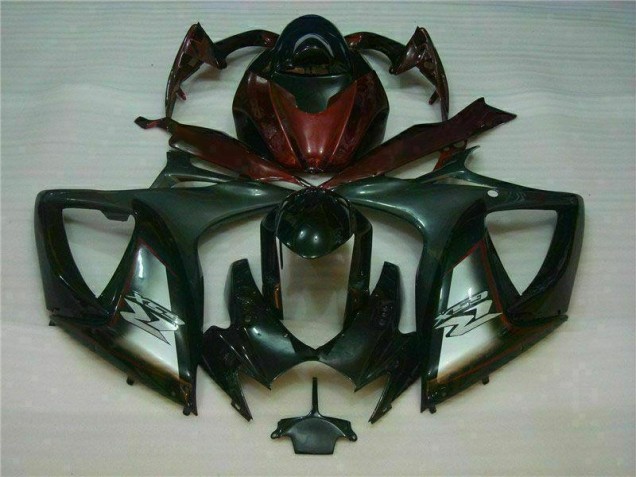 Suzuki GSXR 600 / 750 K6 06-07 Motorrad Verkleidung - Schwarz Rot Kaufen Suzuki GSXR 600 / 750 K6 06-07 Motorrad Verkleidung - Schwarz Rot Kaufen