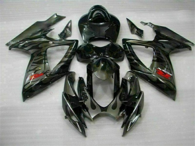 Suzuki GSXR 600 / 750 K6 06-07 Motorrad Verkleidung & Plastik - Schwarz Kaufen Suzuki GSXR 600 / 750 K6 06-07 Motorrad Verkleidung & Plastik - Schwarz Kaufen