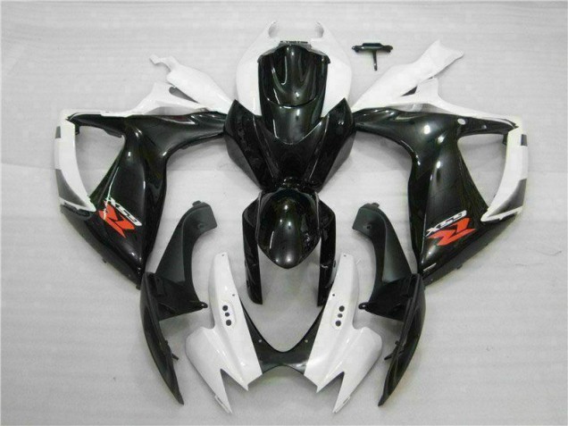 Suzuki GSXR 600 / 750 K6 06-07 Motorrad Verkleidung - Weiß Schwarz Kaufen Suzuki GSXR 600 / 750 K6 06-07 Motorrad Verkleidung - Weiß Schwarz Kaufen