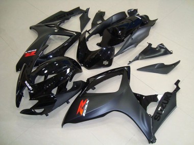 Suzuki GSXR 750 K6 06-07 Motorrad Verkleidungen - Matt Schwarz Kaufen
