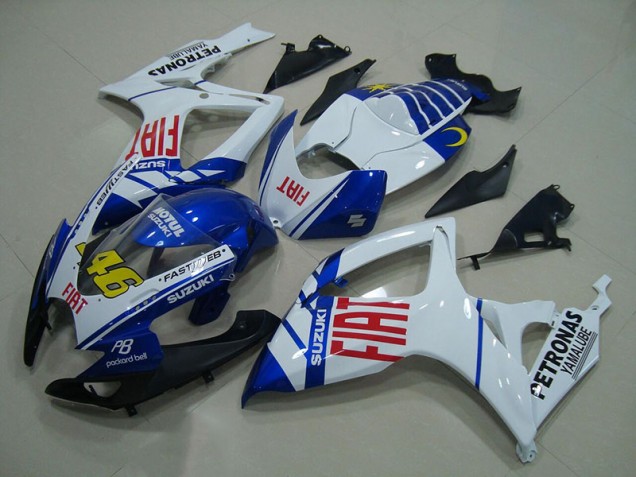 Suzuki GSXR 750 K6 06-07 Motorrad Verkleidungen - Blau Weiß Fiat 46 Kaufen Suzuki GSXR 750 K6 06-07 Motorrad Verkleidungen - Blau Weiß Fiat 46 Kaufen