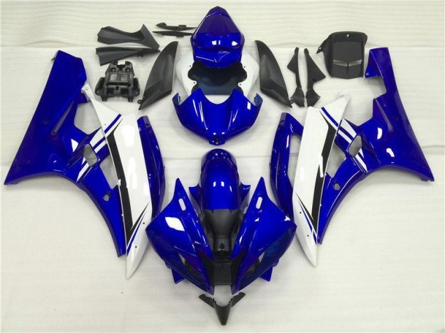 Yamaha R6 06-07 Motorrad Verkleidungen & Plastik - Blau Weiß Kaufen Yamaha R6 06-07 Motorrad Verkleidungen & Plastik - Blau Weiß Kaufen