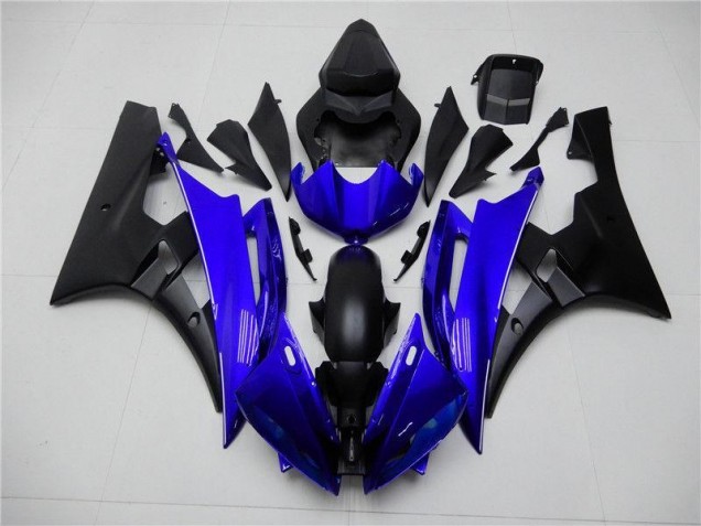 Yamaha R6 06-07 Motorrad Verkleidungen Komplett Sets - Blau Schwarz Kaufen Yamaha R6 06-07 Motorrad Verkleidungen Komplett Sets - Blau Schwarz Kaufen