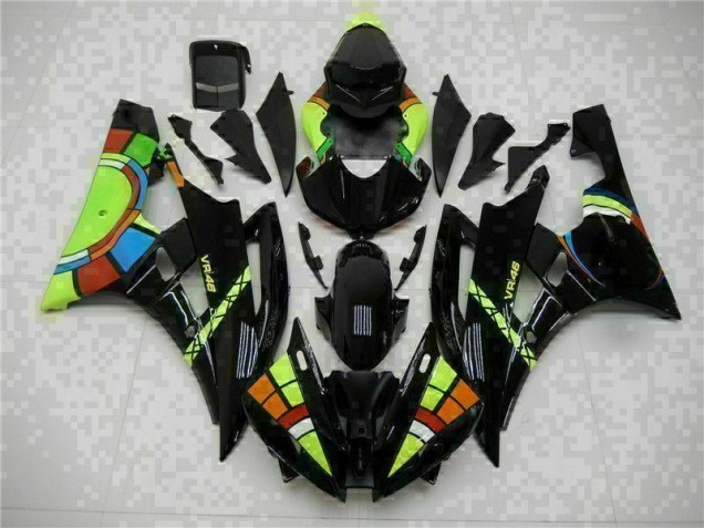 Yamaha R6 06-07 Motorrad Vollverkleidung - Schwarz Kaufen Yamaha R6 06-07 Motorrad Vollverkleidung - Schwarz Kaufen