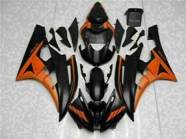 Yamaha R6 06-07 Motorrad Verkleidungen - Orange Schwarz Kaufen