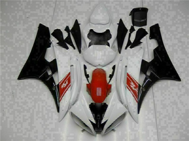 Yamaha R6 06-07 Motorrad Vollverkleidung - Weiß Schwarz Kaufen Yamaha R6 06-07 Motorrad Vollverkleidung - Weiß Schwarz Kaufen