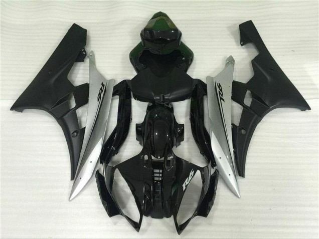 Yamaha R6 06-07 Motorrad Verkleidungen & Plastik - Silber Schwarz Kaufen Yamaha R6 06-07 Motorrad Verkleidungen & Plastik - Silber Schwarz Kaufen