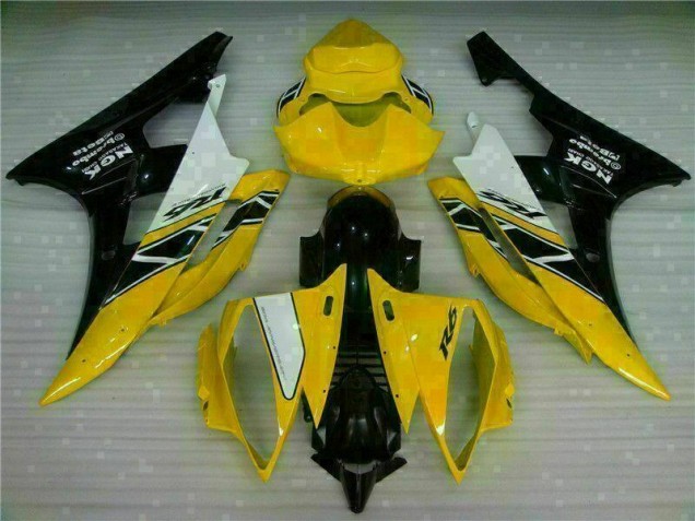 Yamaha R6 06-07 Motorrad Verkleidungen - Gelb Schwarz Kaufen Yamaha R6 06-07 Motorrad Verkleidungen - Gelb Schwarz Kaufen