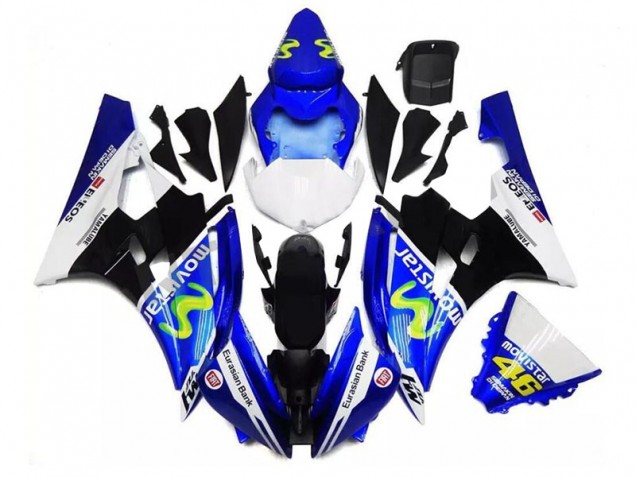 Yamaha R6 06-07 Motorrad Verkleidungen - Blau Schwarz Weiß Kaufen Yamaha R6 06-07 Motorrad Verkleidungen - Blau Schwarz Weiß Kaufen