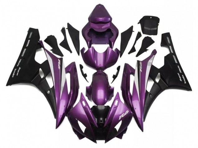 Yamaha R6 06-07 Motorrad Verkleidungen - Lila Schwarz Kaufen Yamaha R6 06-07 Motorrad Verkleidungen - Lila Schwarz Kaufen