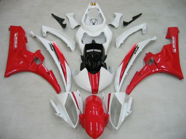 Yamaha R6 06-07 Motorrad Verkleidungen - Weiß Rot Michelin Kaufen Yamaha R6 06-07 Motorrad Verkleidungen - Weiß Rot Michelin Kaufen