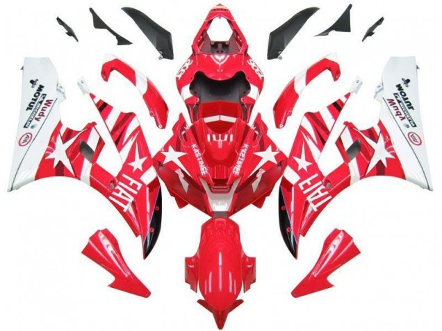 Yamaha R6 06-07 Motorrad Verkleidungen - Rot Weiß Star Fiat Kaufen Yamaha R6 06-07 Motorrad Verkleidungen - Rot Weiß Star Fiat Kaufen