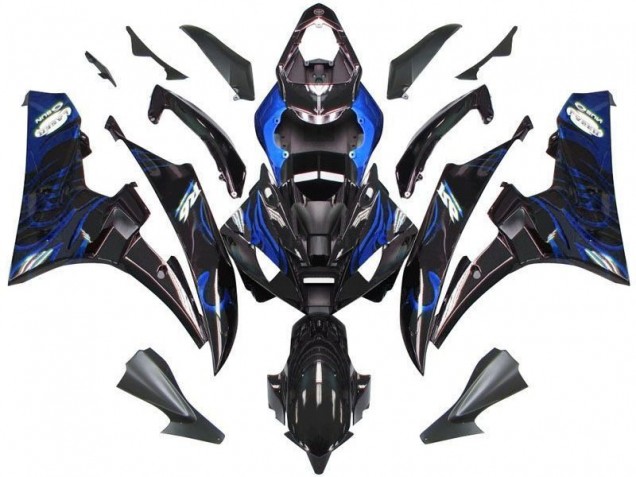 Yamaha R6 06-07 Motorrad Verkleidungen - Schwarze Blau Flamme Kaufen Yamaha R6 06-07 Motorrad Verkleidungen - Schwarze Blau Flamme Kaufen