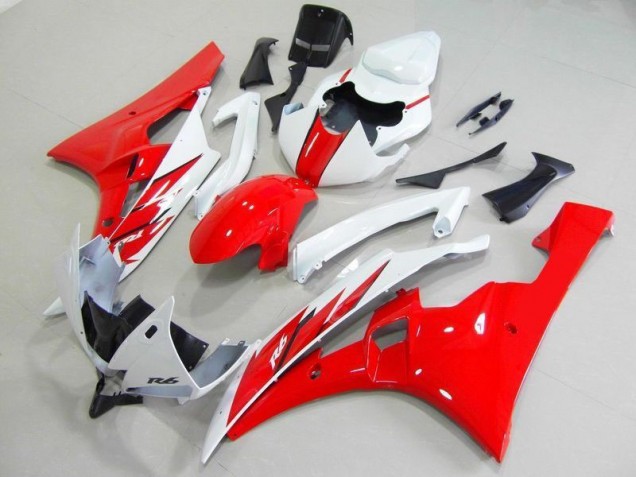 Yamaha R6 06-07 Motorrad Verkleidung & Plastik - Rot Weiß Kaufen Yamaha R6 06-07 Motorrad Verkleidung & Plastik - Rot Weiß Kaufen