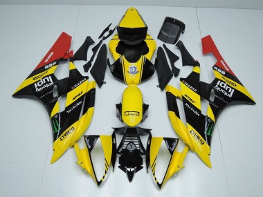 Yamaha R6 06-07 Motorrad Verkleidungen - Gelb Schwarz Monster Kaufen