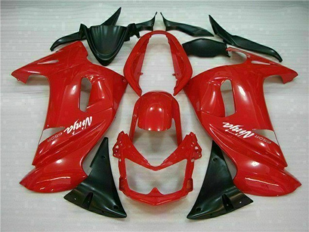 Kawasaki EX650 06-08 Motorrad Verkleidungen - Glänzend Rot Kaufen Kawasaki EX650 06-08 Motorrad Verkleidungen - Glänzend Rot Kaufen
