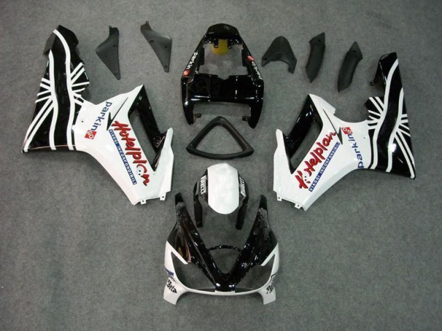 Triumph Daytona 675 Triple 06-08 Motorrad Verkleidungen - Schwarz Weiß Kaufen Triumph Daytona 675 Triple 06-08 Motorrad Verkleidungen - Schwarz Weiß Kaufen