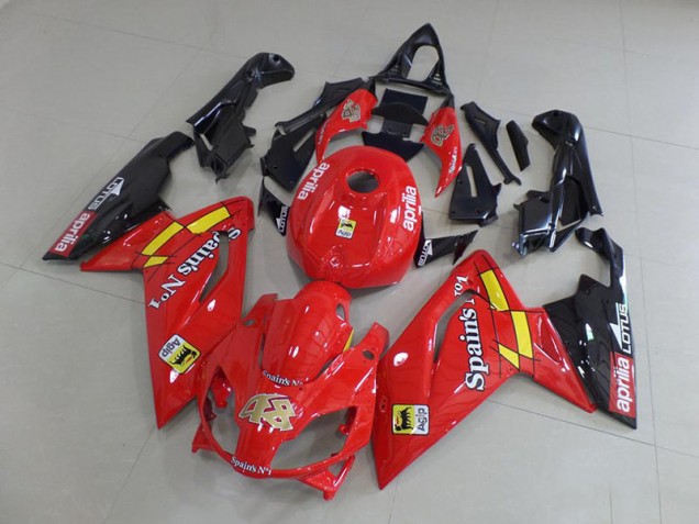 Aprilia RS 125 06-11 Motorrad Verkleidungen - Rot und Schwarz Kaufen Aprilia RS 125 06-11 Motorrad Verkleidungen - Rot und Schwarz Kaufen