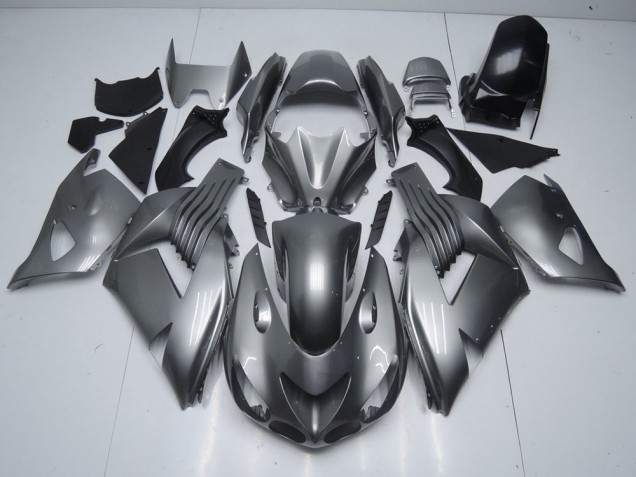 Kawasaki ZX14R ZZR 1400 06-11 Motorrad Verkleidungen - Glänzend Grau Kaufen Kawasaki ZX14R ZZR 1400 06-11 Motorrad Verkleidungen - Glänzend Grau Kaufen